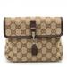 Gucci Bags | Gucci Gg Canvas Body Bag Waist Pouch Leather Beige Dark Brown 92543 | Color: Brown | Size: Os