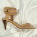 J. Crew Shoes | J Crew Made In Italy Gladiator Wrap Heels Suede Leather | Color: Cream/Tan | Size: 9