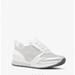 Michael Kors Shoes | Michael Kors Size 8.5 Allie Stride Extreme Glitter Chain Mesh Trainer | Color: Silver | Size: 8.5