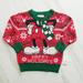 Disney Shirts & Tops | Disney Happy Holidays Mickey Red Sweater 12 M New | Color: Green/Red | Size: 12mb