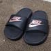 Nike Shoes | Nike Bennasi Slides | Color: Black/Pink | Size: 8