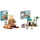 LEGO 43210 Disney Princess Vaianas Katamaran Spielzeug Boot & 43223 Disney Wish Asha in der Stadt Rosas, Wish-Film-Set mit Marktplatz