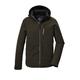 G.I.G.A. DX Herren Funktionsjacke/Outdoorjacke mit abzippbarer Kapuze GW 64 MN JCKT, olive brown, S, 42539-000