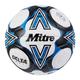Mitre Unisex-Erwachsene Delta One 24 Fußball, Weiß/Schwarz/Botn Blue, 5