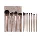 Makeup Brush Makeup Brush Set Non-irritating Synthetic Fiber Bristles Foundation Blend Blush Concealer Eyeshadow Brush 12 Pcs Brush Sets