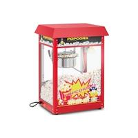 Royal Catering Popcornmaschine - 1600 W - 5 kg/h - Retro-Design - 195 / 235 °C - rot -