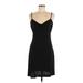 Banana Republic Casual Dress - Mini: Black Dresses - Women's Size Medium