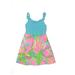 Lilly Pulitzer Dress - A-Line: Blue Floral Skirts & Dresses - Kids Girl's Size X-Large