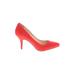 INC International Concepts Heels: Pumps Stilleto Cocktail Party Red Print Shoes - Women's Size 8 1/2 - Pointed Toe