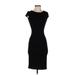 Velvet Torch Cocktail Dress - Bodycon: Black Solid Dresses - Women's Size X-Small