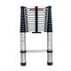 Laddertelescoping Extension Ladder 6M/5M/4M/3M/2M/1M, Folding Telesaluminum Ladders, Lightweight Collapsible Ladder for Home Rv Roof Loft, 330Lbs/150Kg Capacity/Black,Silver/8.5Ft/2.6M interesting