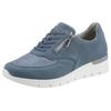 Schnürschuh WALDLÄUFER "K-RAMONA-Soft", Damen, Gr. 5,5 (38,5), blau (jeansblau), Nubukleder, Textil, sportlich, Schuhe, Freizeitschuh, Halbschuh mit Orthotritt-Ausrüstung, K-Weite