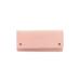 Ecco Leather Clutch: Pebbled Pink Print Bags