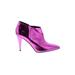 Alice + Olivia Ankle Boots: Purple Solid Shoes - Women's Size 37 - Pointed Toe