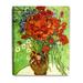 DECORARTS Red Poppies & Daisies, Vincent Van Gogh Art Reproduction. Giclee Canvas Prints Wall Art Canvas | 20 H x 16 W x 0.75 D in | Wayfair