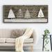 The Twillery Co.® ed White Christmas Collection D Premium Gallery Wrapped Canvas - Ready To Hang Canvas in Brown/White | Wayfair