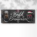 The Holiday Aisle® Build A Snowman Premium Gallery Wrapped Canvas - Ready To Hang Canvas, Solid Wood in Blue | 12" H x 30" W x 1.5" D | Wayfair