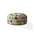 Latitude Run® 24" Wide Round Striped Pouf Ottoman Cotton | Wayfair E9E064F8D5E3403C8DA7E6BEC345E377