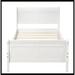 Red Barrel Studio® Taylormarie Panel Bed Wood in White | 35.5 H x 41.3 W x 81.4 D in | Wayfair ADA33058585F461694CEDA0FA0A69495