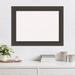 Amanti Art Wall Cork Small Framed Bulletin Board Cork/Plastic in Black/Brown/White | 25 H x 33 W x 1 D in | Wayfair A14008196609