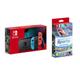 Nintendo Switch & Sports Bundle - Neon Red & Blue, Red,Blue