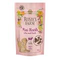 Friandises Rosie's Farm Puppy & Adult Mini cœurs agneau pour chien - 3 x 50 g