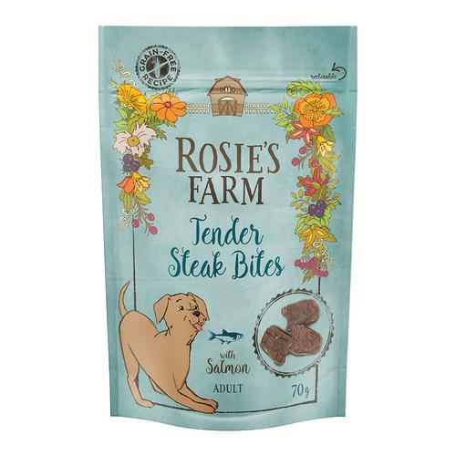 Friandises Rosie's Farm Adult Tendres bouchées saumon pour chien - 70 g