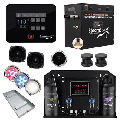 SteamSpa BKT1050-ADP Black Series WiFi and Bluetooth 10.5KW Quickstart