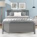 Full Wood Platform Bed with Headboard and Footboard, 2 Nightstands
