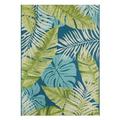 Mainstays Palm 5â€™x 7â€™ Outdoor Woven Rug - Polypropylene/Polyester - Multi Color