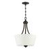 Three Light Inverted Pendant 16 inches Wide By 21.5 inches High-Espresso Finish Bailey Street Home 139-Bel-2289960