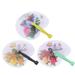 3pcs Folding Fans Chinese Style Handheld Fan Antique Folding Fans Paper Fan