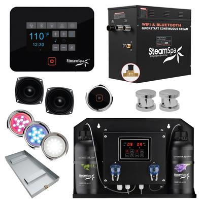 SteamSpa BKT1200-ADP Black Series WiFi and Bluetooth 12KW Quickstart