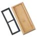 Household Bamboo Whetstone Non-slip Base Fixed Tray Kitchen Home Sharpener Holder Accessories Knife Sharpening Stones for Knives Stand Tool