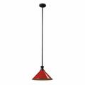 1 Light Pendant-9 inches Tall and 14 inches Wide-Red Finish Bailey Street Home 2499-Bel-5050579