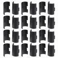 30 Pairs Wire Shelving Lock Clips Plastic Post-shelving Sleeves Replacement