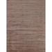 Striped Brown Tribal Gabbeh Oriental Area Rug Hand-Knotted Wool Carpet - 8'0"x 9'9"