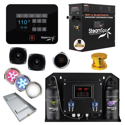 SteamSpa BKT900-ADP Black Series WiFi and Bluetooth 9KW Quickstart