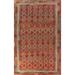 Geometric Kilim Large Area Rug Flatweave Oriental Wool Carpet - 9'11"x 16'4"