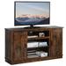 AVAWING Retro Fireplace TV Stand for 49" TV (Fireplace not Included)