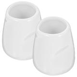 2pcs Mini Ceramic Creamer Mini Coffee Milk Creamer Pitcher Mini Honey Sauce Cup