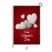 iOPQO Valentines Day Decorations Valentines Day Gifts Valentine s Day Garden Flag Street road Printing Outdoor Decoration Flag Valentines Day Decor