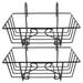 2 Pcs Plant Hanger Planter Stand Indoor Hanging Railing Planters Flowerpot Holder Railings Balcony Planter Suspended Flower Pot Stand Display Stand Flower Stand Iron
