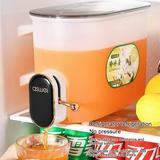 Netizen Cold Water Pot Food Grade Summer Fruit Tea Lemon Tea Soaking Fruit Beverage Pot Can Be Put In Refrigerator Household Plastic Bucket