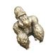 Brass Gorilla Ornament Desktop Gorilla Decor Decor for Bedroom Gorilla Statue Sculpture Gorilla Sculpture Office