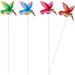 4pcs Iron Hummingbird Stakes Garden Outdoor Lawn Hummingbird Stakes Decorations