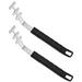 2 Pcs Grill Grate Lifter Outdoor Grilling Accessories Grid Removal Tool Stainless Steel Rack Gripper Grate Lifting Tool Oven Net Handle Barbecue Utensils Stainless Steel Plastic