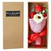 FNGZ Mother s Day Gift Clearance Mother s Day Gift 3 Roses Soap Flower Carnation Bunch Gift Box Red