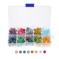 200 Pcs Jewlery De Professional Po Descolorante Professional DIY Charm Smooth Beads Bracelets Beads DIY Beads Kit DIY Crafts Beads DIY Handmade Beads Crack Glass