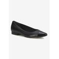 Women's Remi Flat by Ros Hommerson in Black Leather Patent (Size 6 1/2 M)